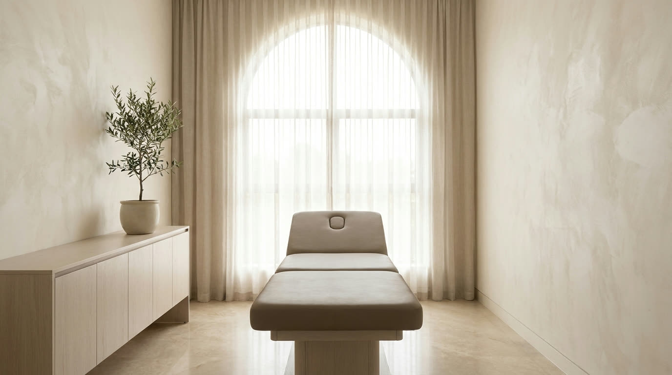 Intérieur du cabinet du Dr Bertrand Lacotte à Porto-Vecchio